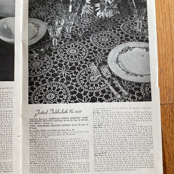 Crochet and Tatting book of designs - Picture 4 of 5